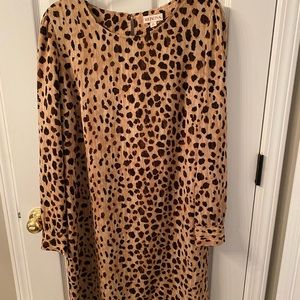 Ladies Leopard shift dress